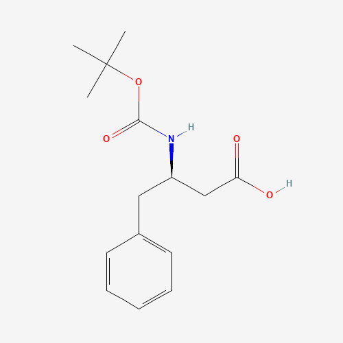 101555-61-7 BOC-D-BETA-HOMOPHENYLALANINE chemical structure