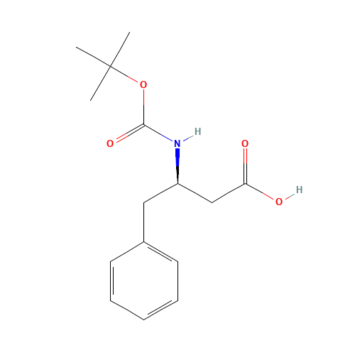 101555-61-7 BOC-D-BETA-HOMOPHENYLALANINE chemical structure