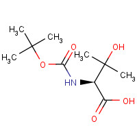 102507-13-1 N-BOC-(S)-2-AMINO-3-HYDROXY-3-METHYLBUTANOIC ACID chemical structure