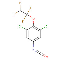 104147-33-3 3,5-Dichloro-4-(1,1,2,2-tetrafluoroethoxy)phenyl isocyanate chemical structure