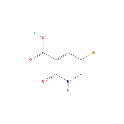 104612-36-4 5-Bromo-2-hydroxynicotinic acid chemical structure