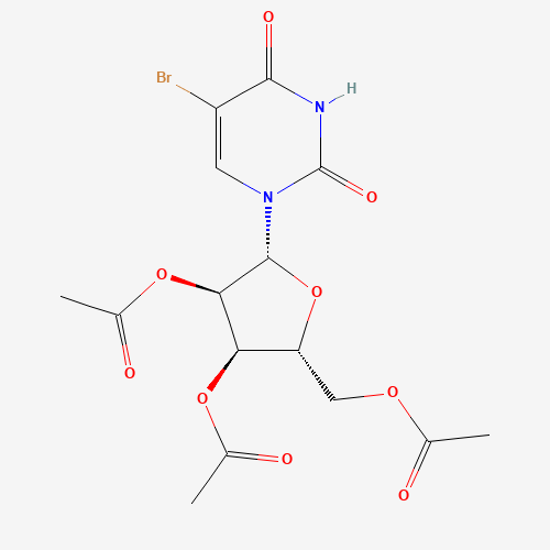 105659-32-3 5-BROMO-2',3',5'-TRI-O-ACETYLURIDINE chemical structure