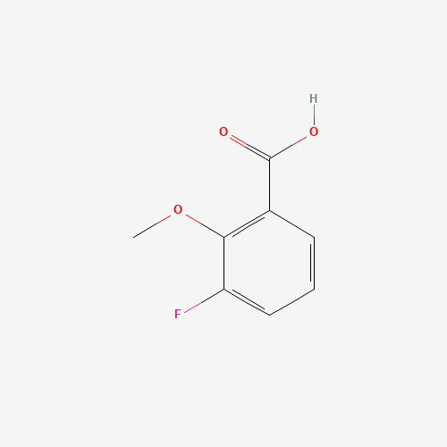106428-05-1 3-FLUORO-2-METHOXYBENZOIC ACID chemical structure