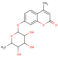 106488-05-5 4-METHYLUMBELLIFERYL ALPHA-L-RHAMNOPYRANOSIDE chemical structure