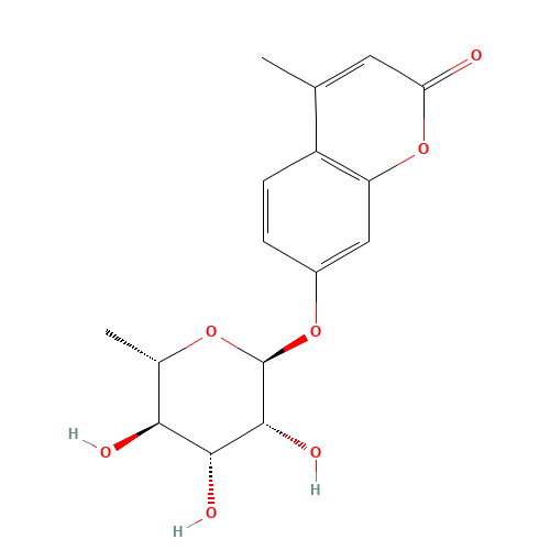 106488-05-5 4-METHYLUMBELLIFERYL ALPHA-L-RHAMNOPYRANOSIDE chemical structure