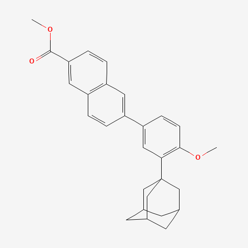 106685-41-0 Mehtyl 6-[3-(1-adamanty)-4-methoxy phenyl]-2-naphthoate chemical structure