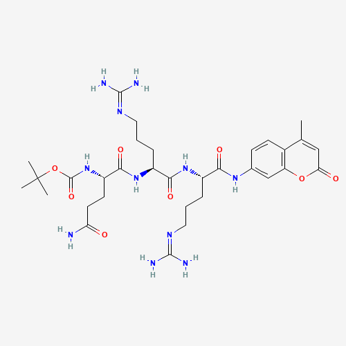 109376-05-8 BOC-GLN-ARG-ARG-AMC ACETATE SALT chemical structure