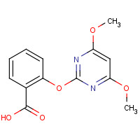 110284-78-1 2-[(4,6-DIMETHOXYPYRIMIDIN-2-YL)OXY]BENZOIC ACID chemical structure
