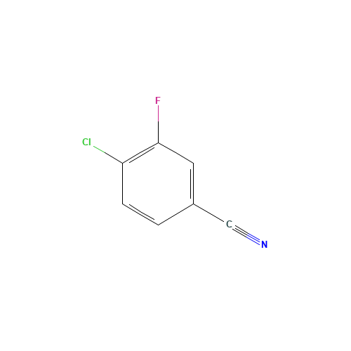 110888-15-8 4-Chloro-3-fluorobenzonitrile chemical structure