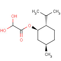 111969-64-3 (1R,2S,5R)-5-Methyl-2-(1-methylethyl)cyclohexyl dihydroxy-acetate chemical structure
