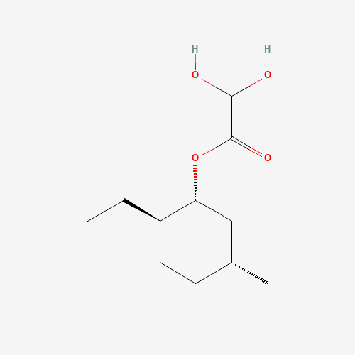 111969-64-3 (1R,2S,5R)-5-Methyl-2-(1-methylethyl)cyclohexyl dihydroxy-acetate chemical structure