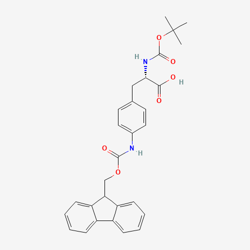 114346-31-5 BOC-PHE(4-NHFMOC)-OH chemical structure