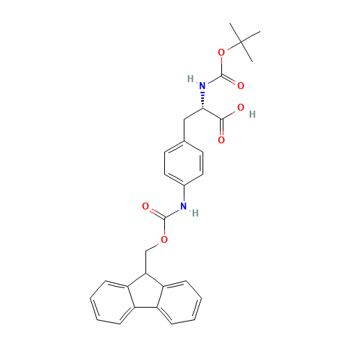 114346-31-5 BOC-PHE(4-NHFMOC)-OH chemical structure
