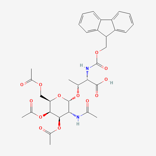 116783-35-8 FMOC-THR(GALNAC(AC)3-ALPHA-D)-OH chemical structure