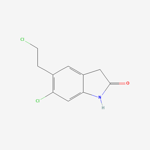 118289-55-7 5-Chloroethyl-6-chloro-1,3-dihydro-2H-indole-2-one chemical structure