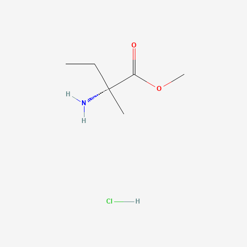 118725-00-1 (R)-2-AMINO-2-METHYL-BUTYRIC ACID METHYL ESTER HYDROCHLORIDE chemical structure