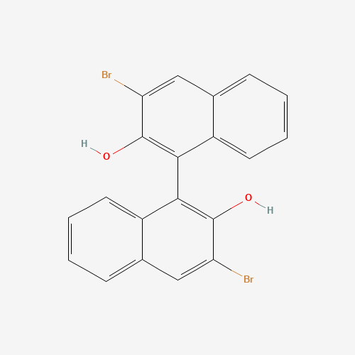 119707-74-3 (S)-(-)-3,3'-DIBROMO-1,1'-BI-2-NAPHTHOL chemical structure
