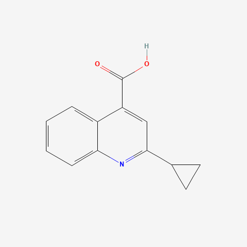 119778-64-2 2-CYCLOPROPYL-QUINOLINE-4-CARBOXYLIC ACID chemical structure