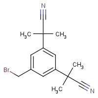 120511-84-4 3,5-Bis(2-cyanoprop-2-yl)benzyl bromide chemical structure