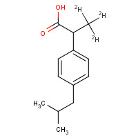 121662-14-4 (+/-)-IBUPROFEN-D3 chemical structure
