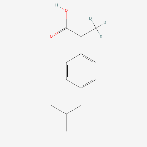 121662-14-4 (+/-)-IBUPROFEN-D3 chemical structure
