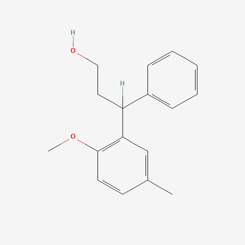 124937-73-1 3-(2-Methoxy-5-methylphenyl)-3-phenyl propanol chemical structure