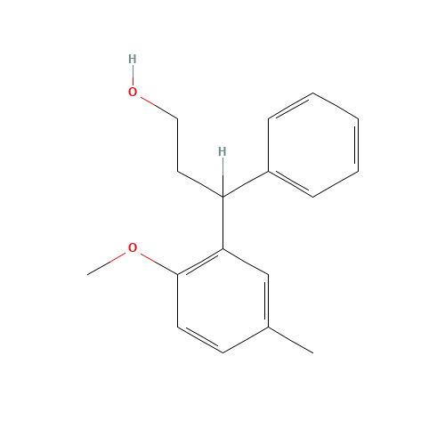 124937-73-1 3-(2-Methoxy-5-methylphenyl)-3-phenyl propanol chemical structure