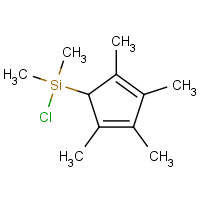 125542-03-2 CHLORODIMETHYL(2,3,4,5-TETRAMETHYL-2,4-CYCLOPENTADIEN-1-YL)SILANE chemical structure