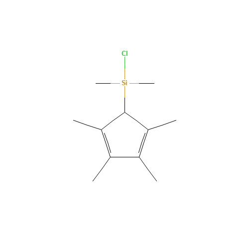 125542-03-2 CHLORODIMETHYL(2,3,4,5-TETRAMETHYL-2,4-CYCLOPENTADIEN-1-YL)SILANE chemical structure