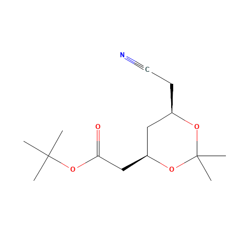 125971-94-0 (4R,6R)-tert-Butyl-6-cyanomethyl-2,2-dimethyl-1,3-dioxane-4-acetate chemical structure