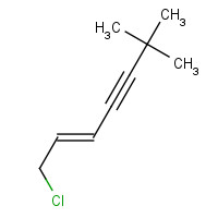 126764-17-8 1-CHLORO-6,6-DIMETHYL-2-ENE-4-YNE-HEPTANE chemical structure