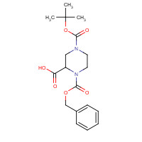 126937-41-5 N-4-BOC-N-1-CBZ-2-PIPERAZINE CARBOXYLIC ACID chemical structure