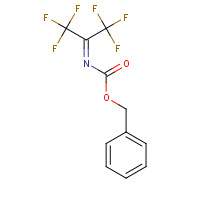 128229-95-8 BENZYL (2,2,2-TRIFLUORO-1-TRIFLUOROMETHYL-ETHYLIDENE)-CARBAMATE chemical structure