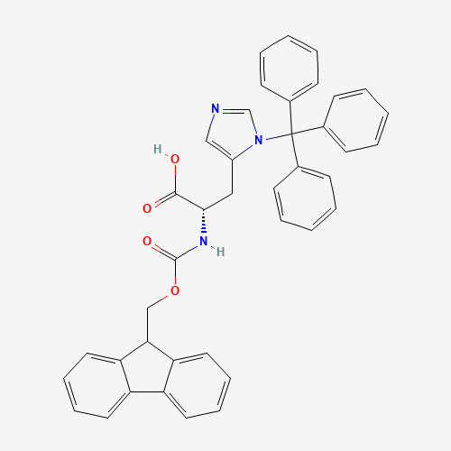 128545-09-5 N-FMOC-3-(triphenylmethyl)-L-histidine chemical structure