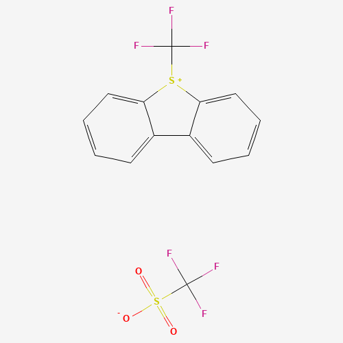 129946-88-9 S-(Trifluoromethyl)dibenzothiophenium trifluoromethanesulfonate chemical structure