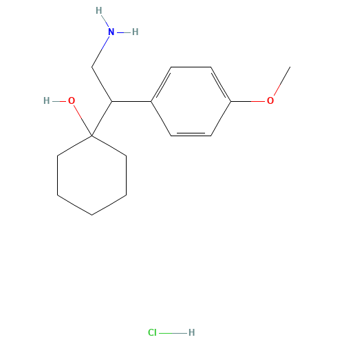130198-05-9 1-[2-Amino-1-(4-methoxyphenyl)-ethyl]-cyclohexanol hydrochloride chemical structure