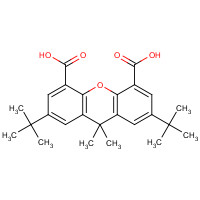 130525-39-2 2,7-DI-TERT-BUTYL-9,9-DIMETHYL-4,5-XANTHENEDICARBOXYLIC ACID chemical structure