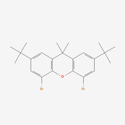 130525-43-8 4,5-DIBROMO-2,7-DI-TERT-BUTYL-9,9-DIMETHYLXANTHENE chemical structure