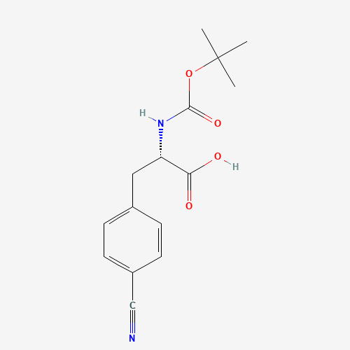 131724-45-3 (S)-N-Boc-4-Cyanophenylalanine chemical structure