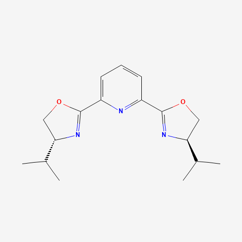 131864-67-0 (R,R)-2,2'-(2,6-PYRIDINEDIYL)BIS(4-ISOPROPYL-2-OXAZOLINE) chemical structure
