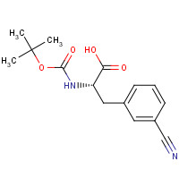 131980-30-8 BOC-L-3-CYANOPHENYLALANINE chemical structure