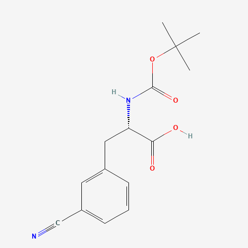 131980-30-8 BOC-L-3-CYANOPHENYLALANINE chemical structure