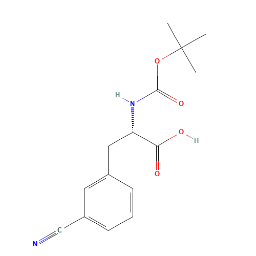 131980-30-8 BOC-L-3-CYANOPHENYLALANINE chemical structure