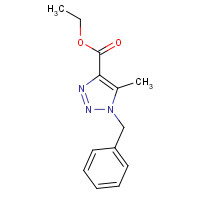 133992-58-2 ETHYL 1-BENZYL-5-METHYL-1H-1,2,3-TRIAZOLE-4-CARBOXYLATE chemical structure