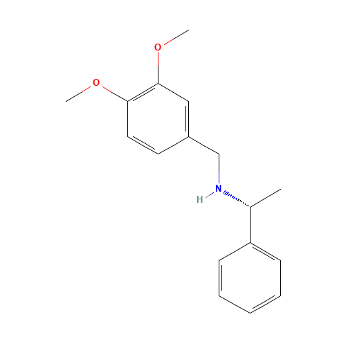 134430-93-6 (R)-(+)-(3,4-Dimethoxy)benzyl-1-phenylethylamine chemical structure