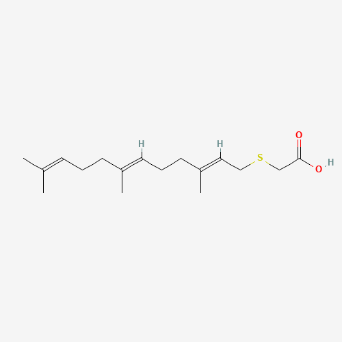 135784-48-4 FARNESYLTHIOACETIC ACID chemical structure