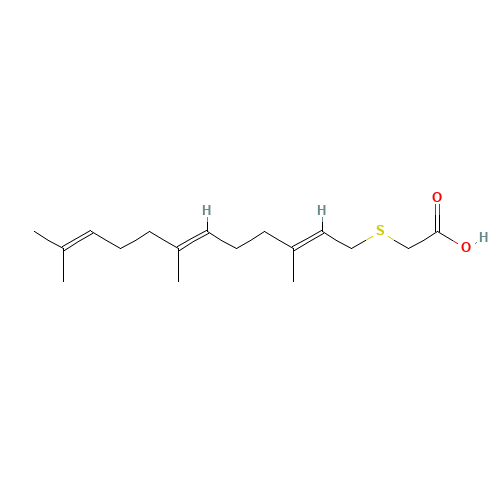 135784-48-4 FARNESYLTHIOACETIC ACID chemical structure