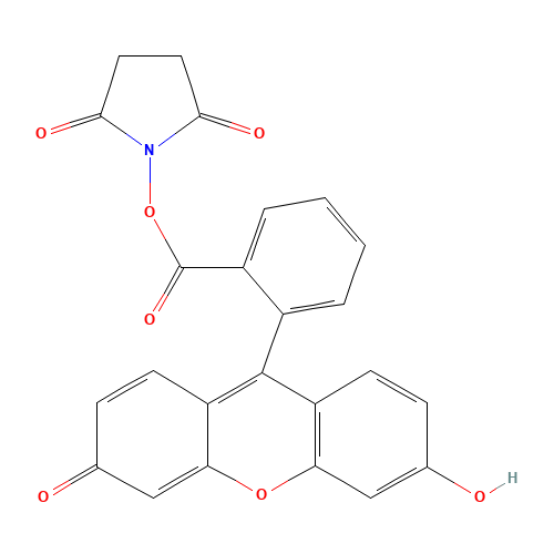 135795-62-9 NHS-FLUORESCEIN chemical structure