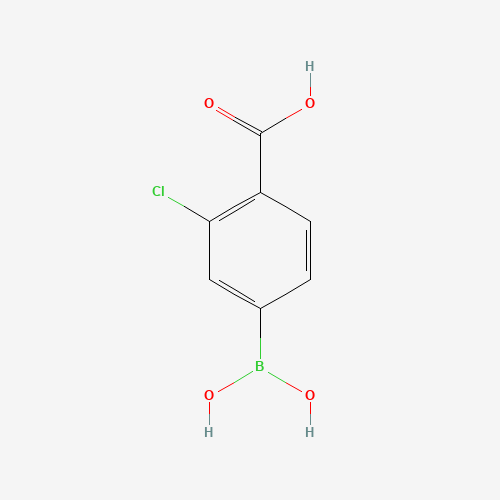 136496-72-5 4-CARBOXY-3-CHLOROPHENYLBORONIC ACID chemical structure