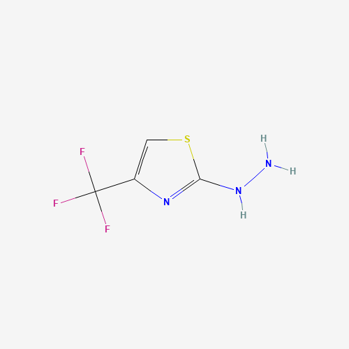 137929-07-8 2-HYDRAZINO-4-(TRIFLUOROMETHYL)THIAZOLE chemical structure